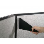 Tabletop Panel Display 8 ft. (Blue or Black) Graphic Package (Hardware & Graphic) 